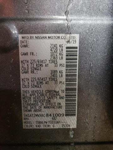 2019 NISSAN ROGUE S - 5N1AT2MVXKC841009