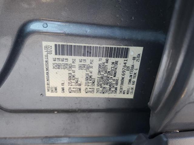 2022 NISSAN ROGUE SV - 5N1BT3BB0NC697641