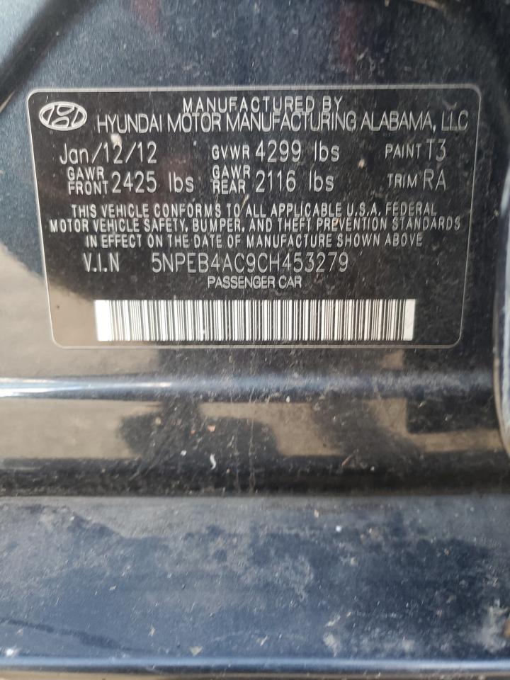 Lot #3050510112 2012 HYUNDAI SONATA GLS