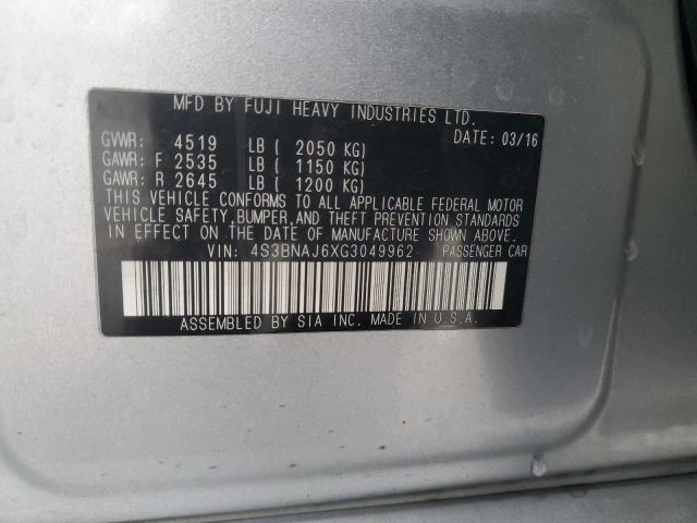 2016 SUBARU LEGACY 2.5 - 4S3BNAJ6XG3049962