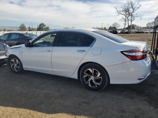 HONDA ACCORD LX 2017 white  gas 1HGCR2F3XHA214517 photo #3