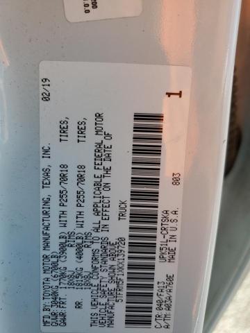 2019 TOYOTA TUNDRA DOU - 5TFRM5F1XKX139720