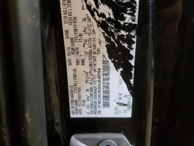 2017 FORD ESCAPE TIT 1FMCU0J93HUA48784