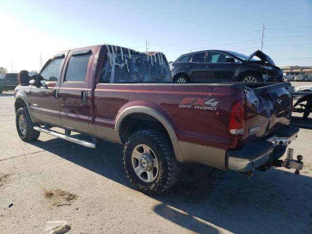 FORD F250 SUPER 2006 burgundy  diesel 1FTSW21P46EC49864 photo #3