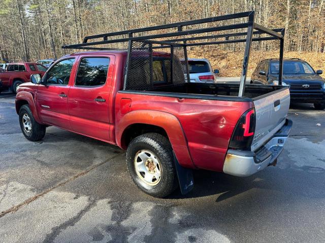 TOYOTA TACOMA DOU 2005 burgundy crew pic gas 5TELU42N25Z025720 photo #4