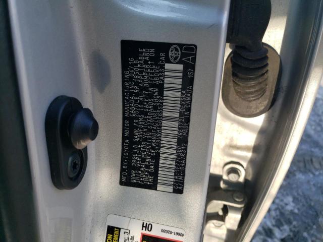 2016 TOYOTA COROLLA L - 2T1BURHE5GC655787