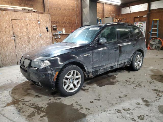 BMW X3 3.0SI 2007 black  gas WBXPC93497WF19747 photo #1