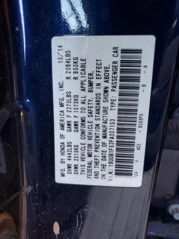 2015 ACURA TLX TECH - 19UUB1F52FA007153