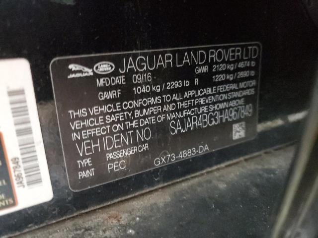 2017 JAGUAR XE - SAJAR4BG3HA967849