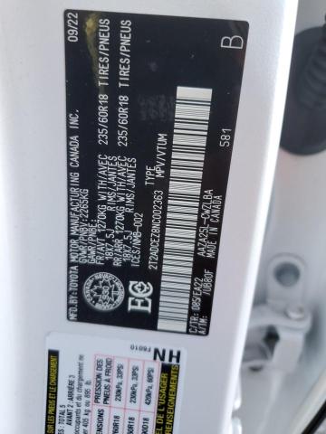 2022 LEXUS NX 250 2T2ADCEZ8NC002363