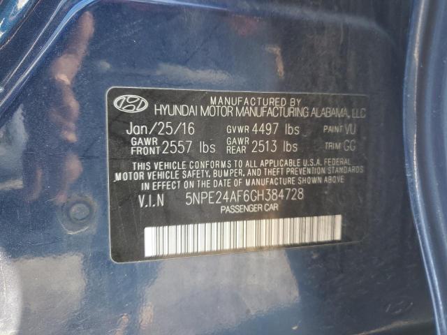 2016 HYUNDAI SONATA SE - 5NPE24AF6GH384728
