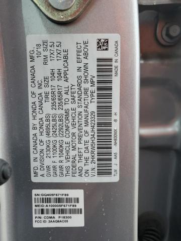 2018 HONDA CR-V LX - 2HKRW5H34JH423329