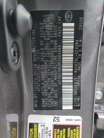 2024 TOYOTA CAMRY SE N - 4T1G31AK9RU064888