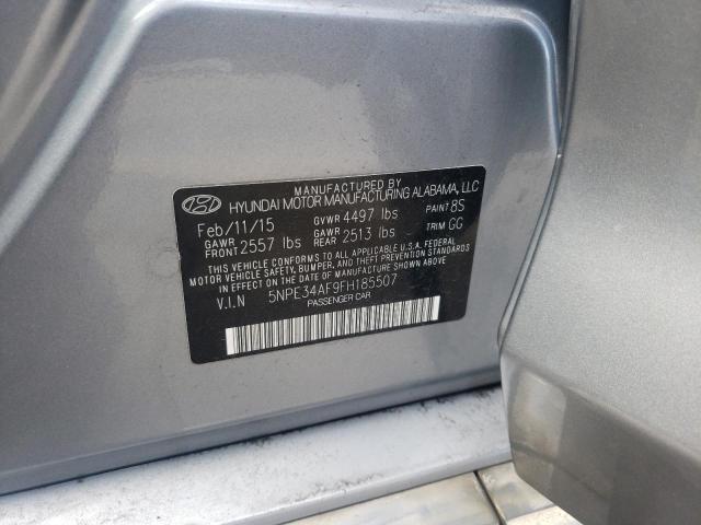 2015 HYUNDAI SONATA SPO 5NPE34AF9FH185507