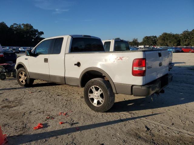 FORD F150 2004 white  gas 1FTPX14554NB41872 photo #3