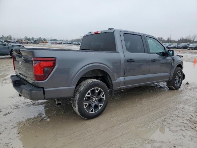 FORD F150 STX 2024 gray  gas 1FTEW2KP8RKE37496 photo #4