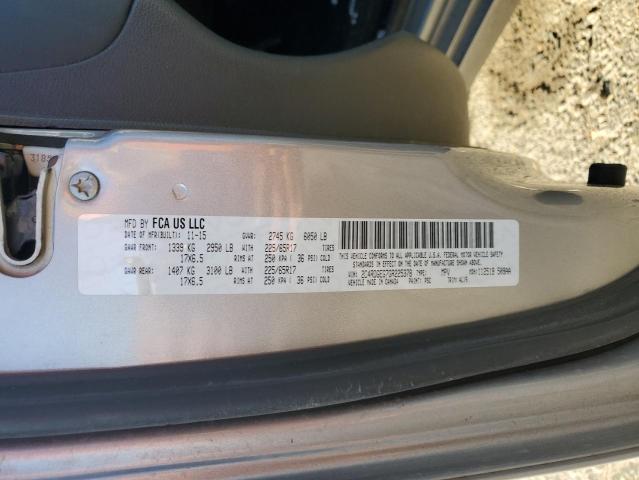 2016 DODGE GRAND CARA - 2C4RDGEG7GR225378