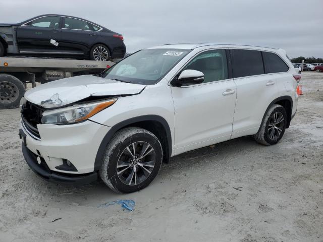 TOYOTA HIGHLANDER 2016 white  Gasoline 5TDJKRFH4GS313155 photo #1