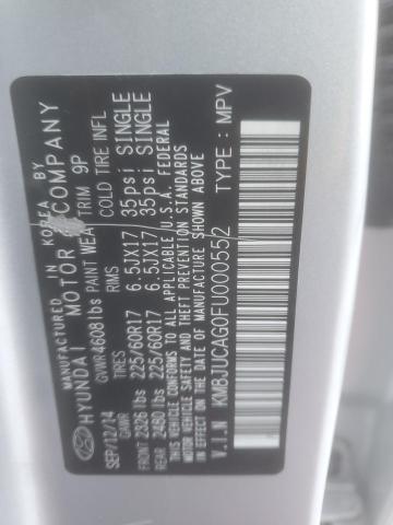 2015 HYUNDAI TUCSON LIM KM8JUCAG0FU000552