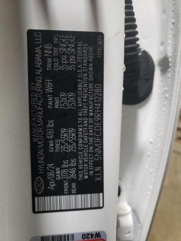 2024 HYUNDAI TUCSON SEL - 5NMJFCDE9RH412280