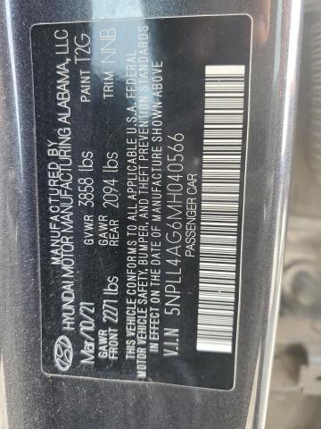 2021 HYUNDAI ELANTRA SE 5NPLL4AG6MH040566