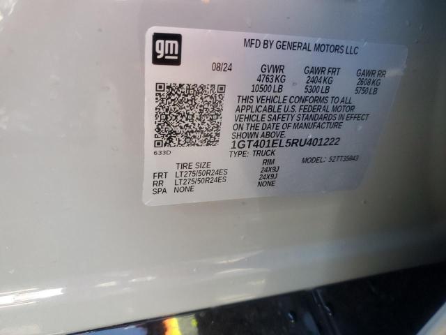 2024 GMC SIERRA DEN 1GT401EL5RU401222