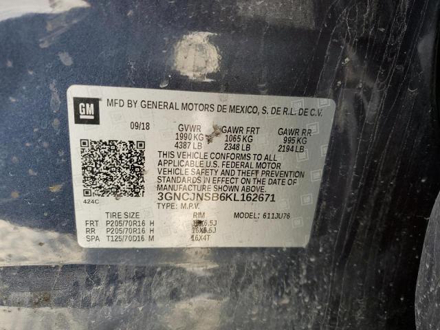 2019 CHEVROLET TRAX LS - 3GNCJNSB6KL162671