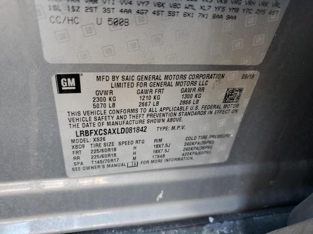 2020 BUICK ENVISION E - LRBFXCSAXLD081842