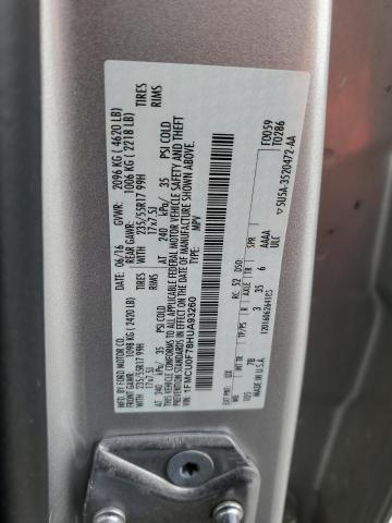 2017 FORD ESCAPE S - 1FMCU0F78HUA93260