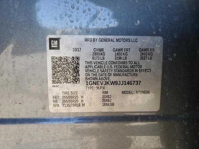 2018 CHEVROLET TRAVERSE P 1GNEVJKW9JJ146737