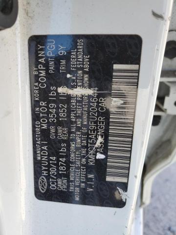 2015 HYUNDAI ACCENT GS KMHCT5AE9FU204644