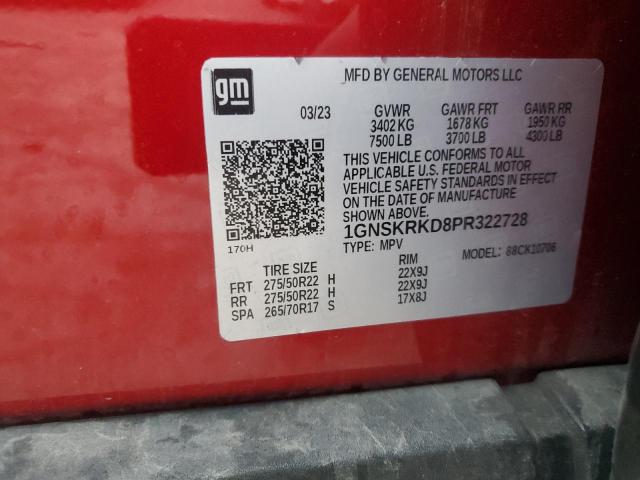 2023 CHEVROLET TAHOE K150 - 1GNSKRKD8PR322728