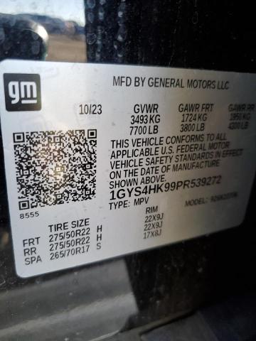 2023 CADILLAC ESCALADE V 1GYS4HK99PR539272