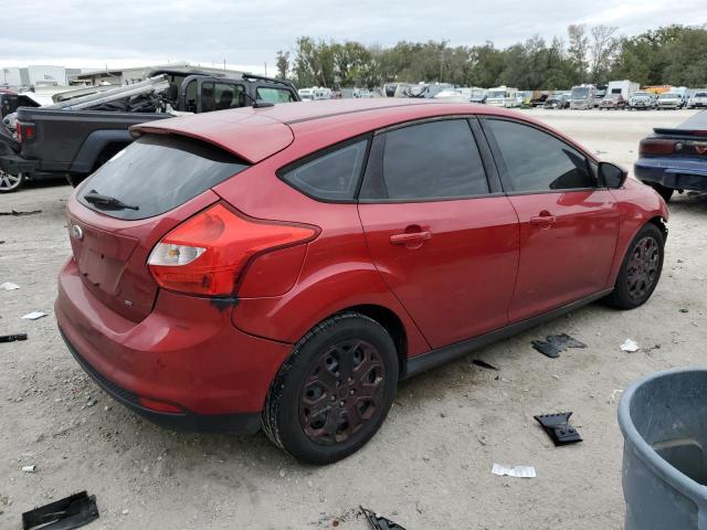 FORD FOCUS SE 2012 red hatchbac gas 1FAHP3K28CL166645 photo #4