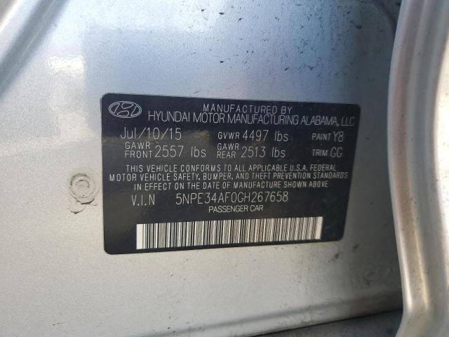 2016 HYUNDAI SONATA SPO - 5NPE34AF0GH267658