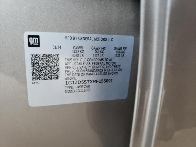 2024 CHEVROLET MALIBU LT - 1G1ZD5STXRF155691