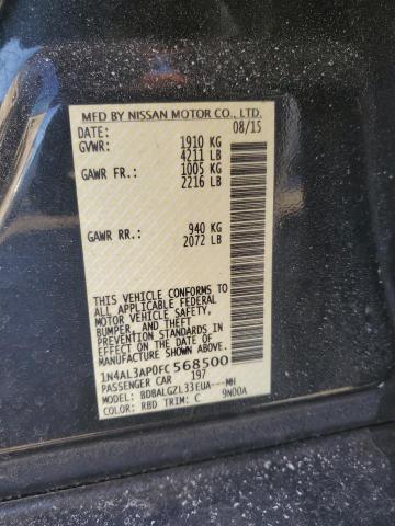 2015 NISSAN ALTIMA 2.5 - 1N4AL3AP0FC568500