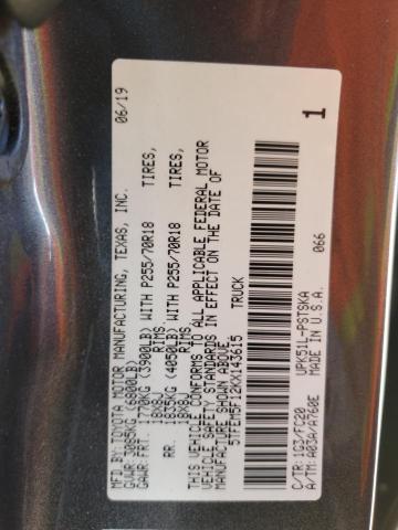 2019 TOYOTA TUNDRA CRE - 5TFEM5F12KX143615