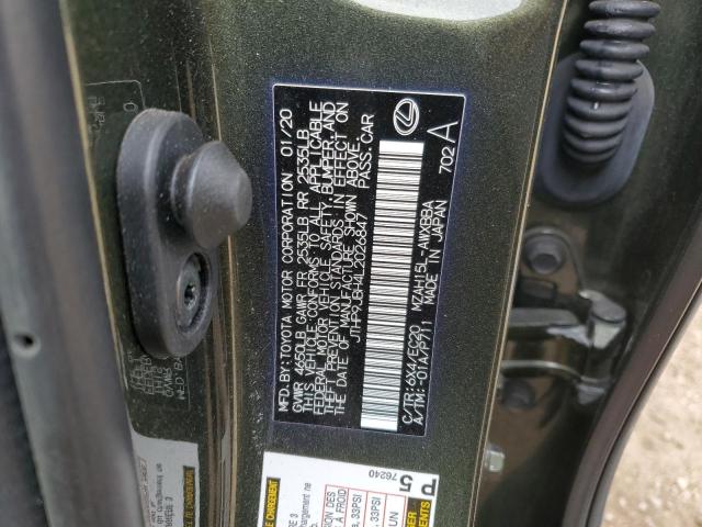 2020 LEXUS UX 250H - JTHP9JBH4L2026847