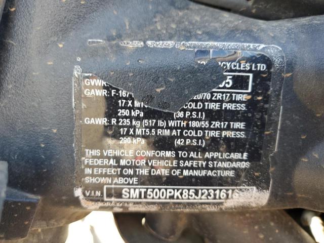 2005 TRIUMPH MOTORCYCLE SPEEDMSTR - SMT500PK85J231616