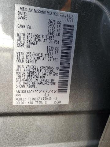 2023 NISSAN PATHFINDER - 5N1DR3AC7PC255248