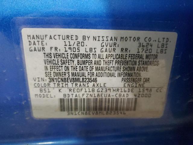 2021 NISSAN VERSA SV 3N1CN8EV8ML823546