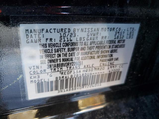 2024 NISSAN SENTRA S - 3N1AB8BV0RY226051