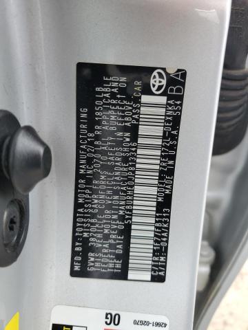 2018 TOYOTA COROLLA L - 5YFBURHE0JP813346