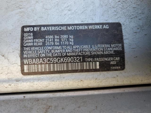 2016 BMW 320 XI - WBA8A3C59GK690321