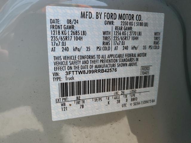 2024 FORD MAVERICK X 3FTTW8J99RRB42576