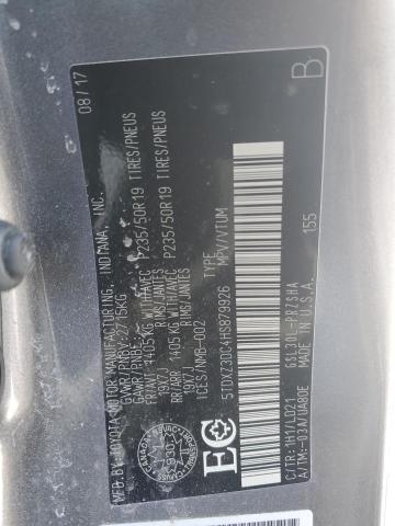 2017 TOYOTA SIENNA SE 5TDXZ3DC4HS879926