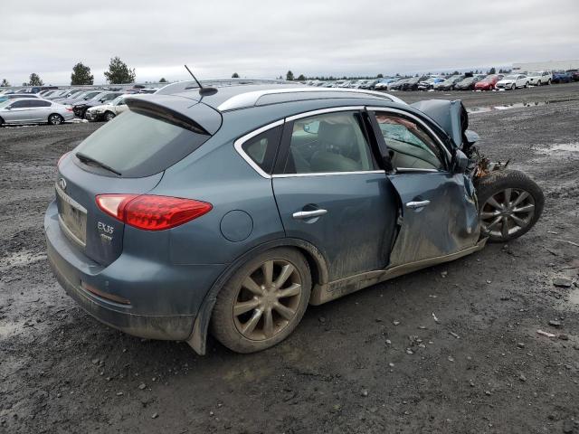 INFINITI EX35 BASE 2008 blue  gas JNKAJ09F68M352074 photo #4