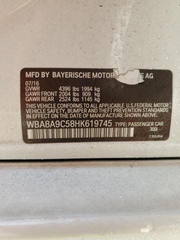 2017 BMW 320 I - WBA8A9C58HK619745