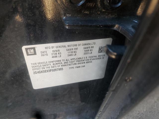 2015 BUICK REGAL - 2G4GK5EX8F9287965